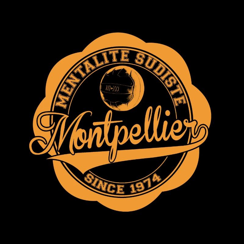 MENTALITE SUDISTE / logo orange / (marron)