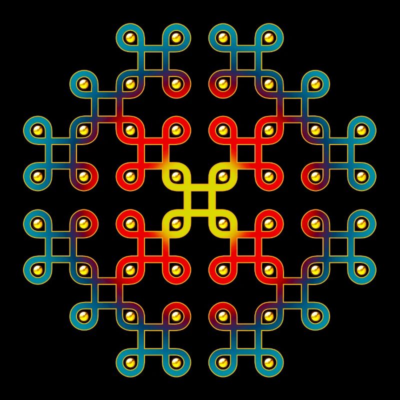 INFINITY LOOP - symbol interconnectedness of all