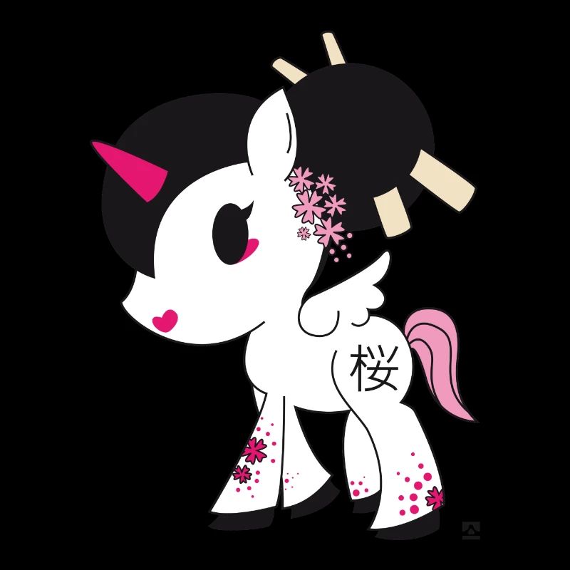 Unicorn - Licorne : Sakura