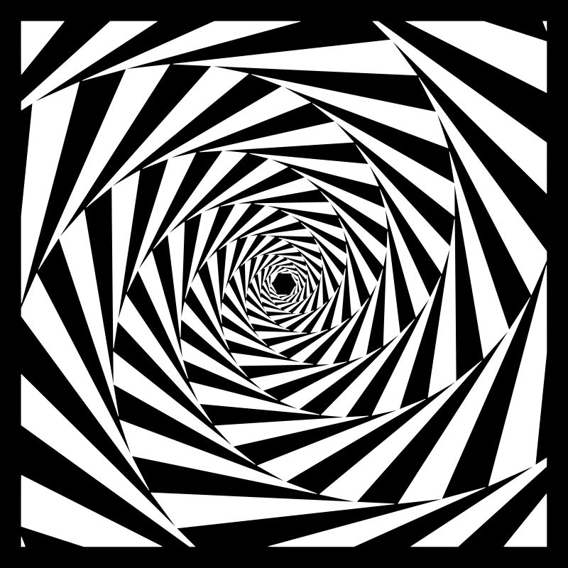 Illusion Lsd Obturateur Graphique Illusion Clipart vectoriel