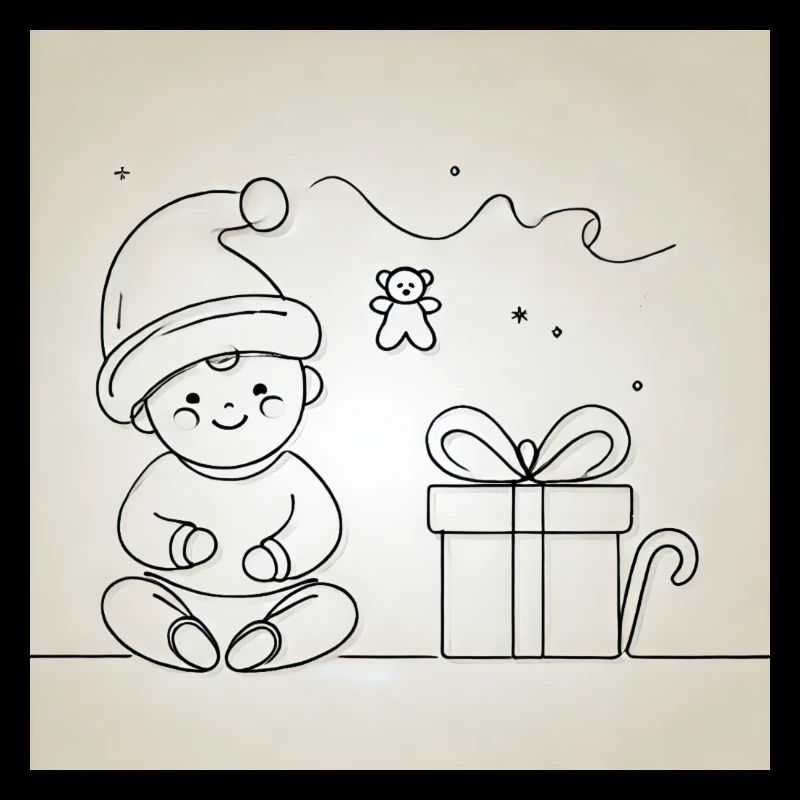 Noël du bébé du Père Noël