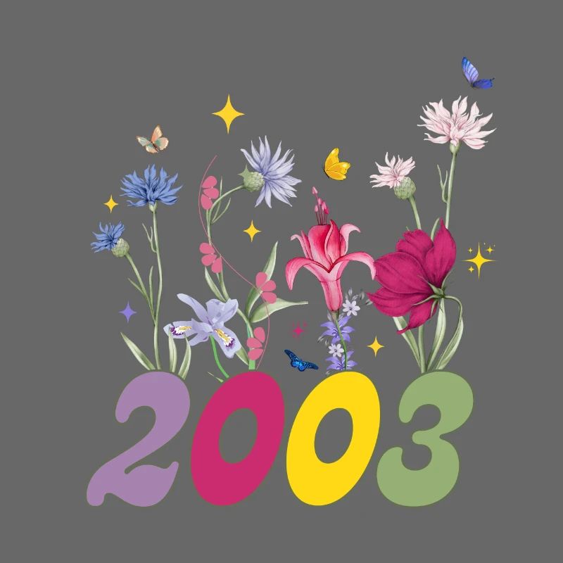 Année de naissance 2003 fleurs sauvages