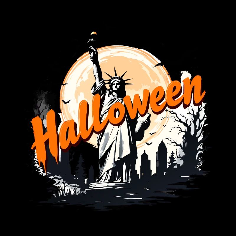 Statue de la Liberté Halloween | Effrayant NYC H