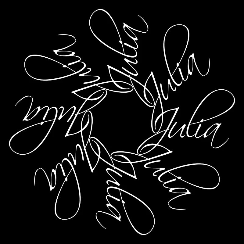 Julia Name Namensmandala