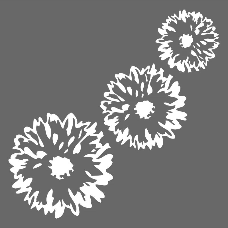 Many Pretty Flowers Colorful Decorative Pattern Beautiful