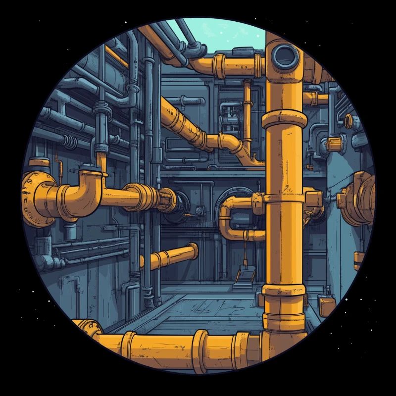 Industrielle Rohrsysteme