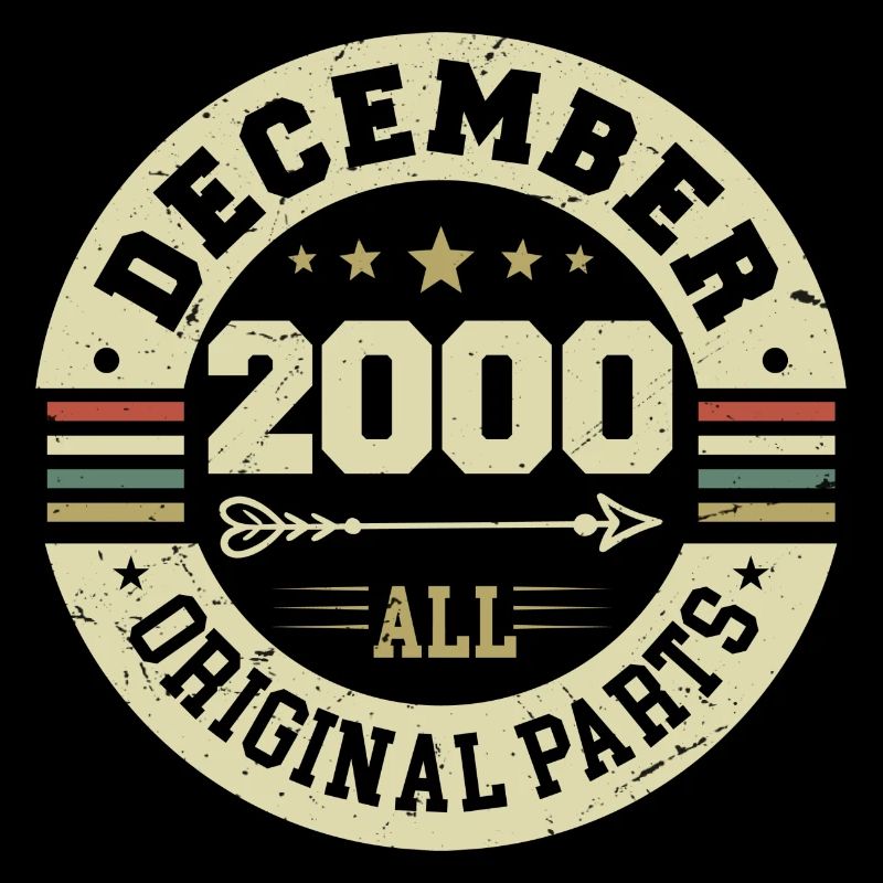 Légendes Anniversaire Décembre 2000 Naissance Cadeau