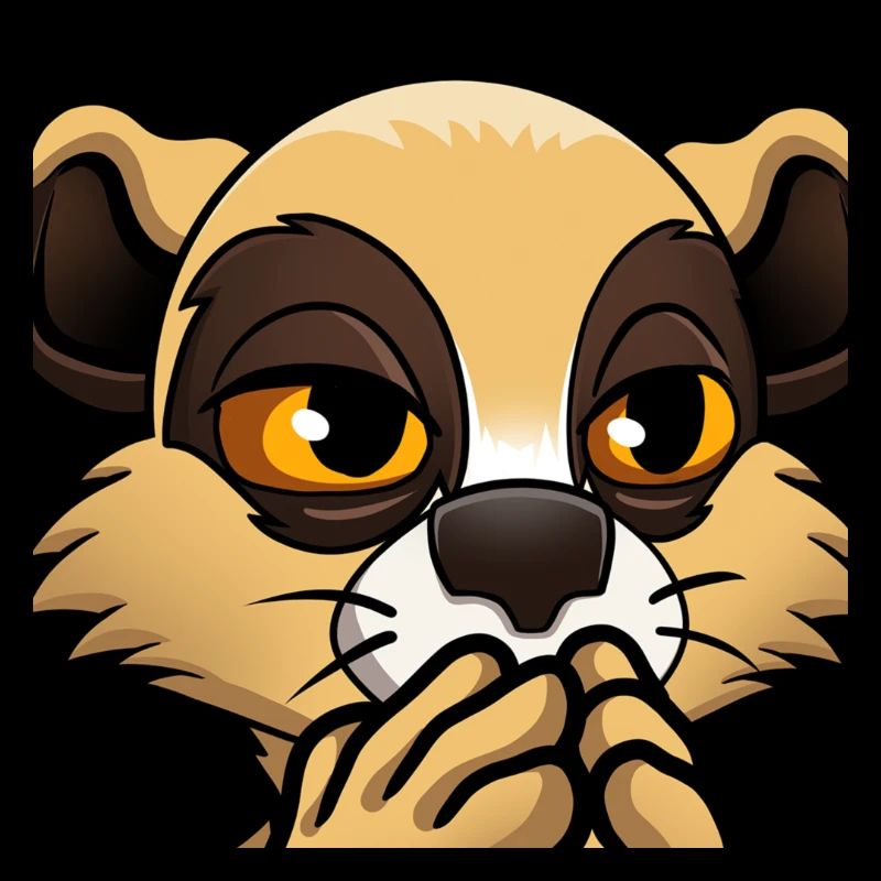 Schockiertes Erdmännchen