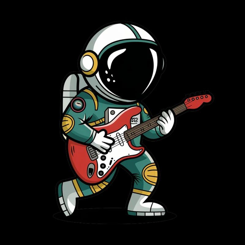 Spaceman spielt Gitarre
