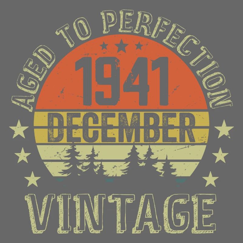 Retro Geburtstagsgeschenk - Geboren im Dezember 1941