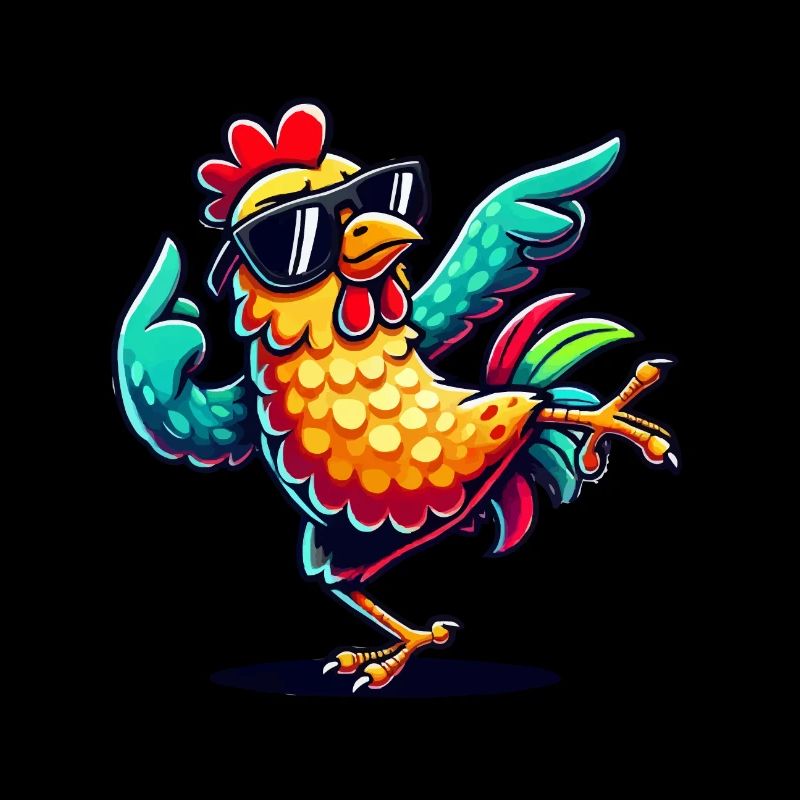 Bande dessinée sur le poulet