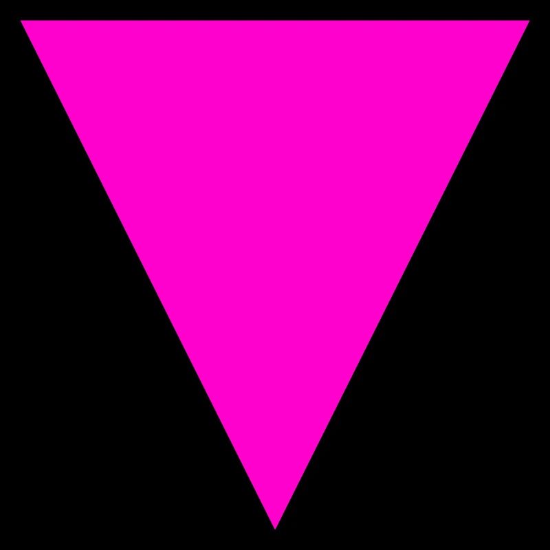 Triangle rose / Rosa Winkel