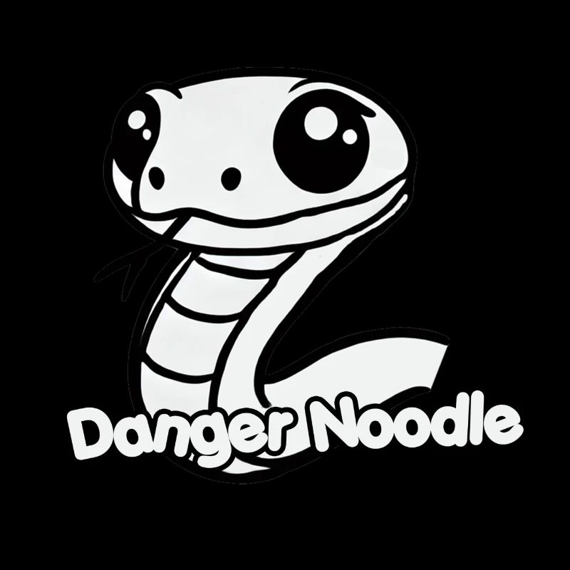 Serpent mignon - Conception de nouilles de danger