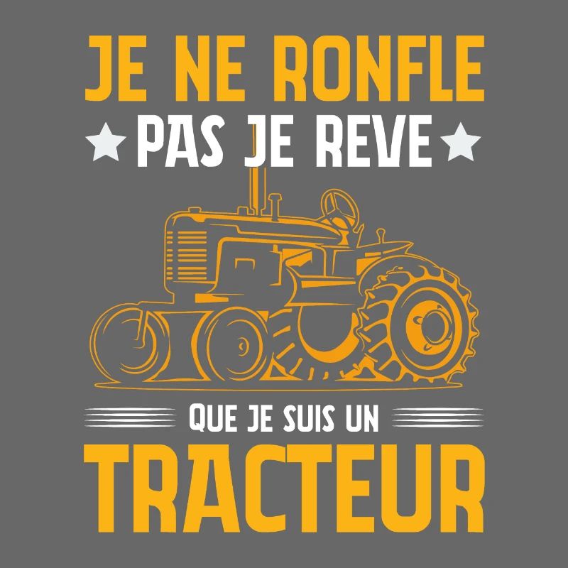 Ich schnarche nicht, ich träume, dass ich ein Traktor bin