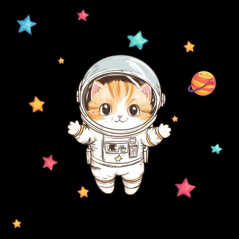 Aventure de chat de l’espace