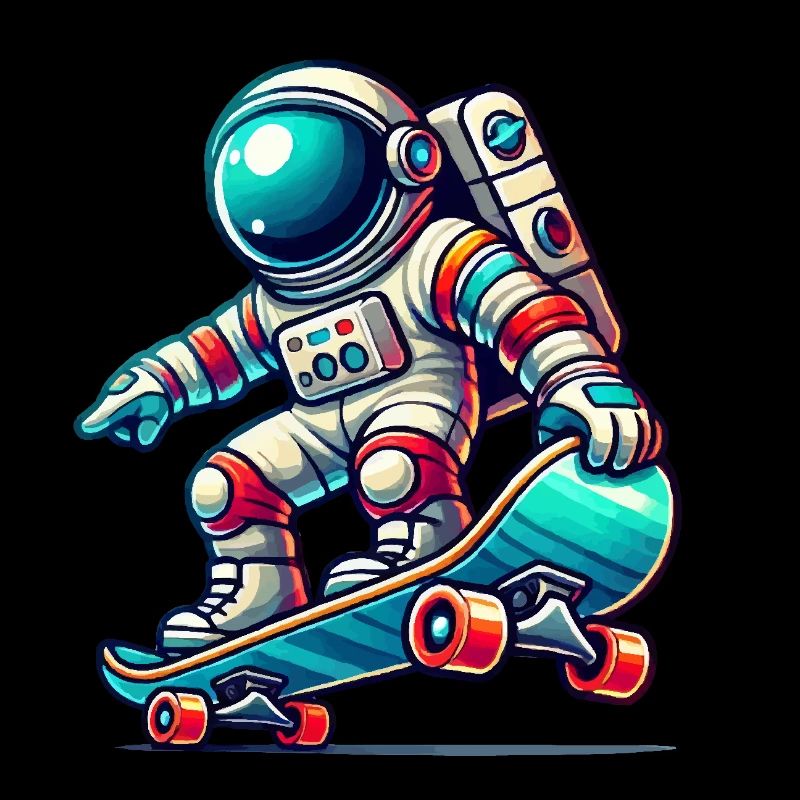Astronaut Skateboard