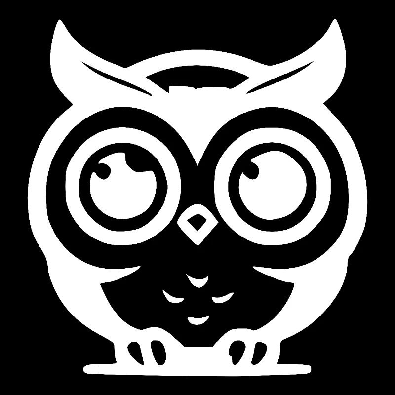Owls with huge eyes