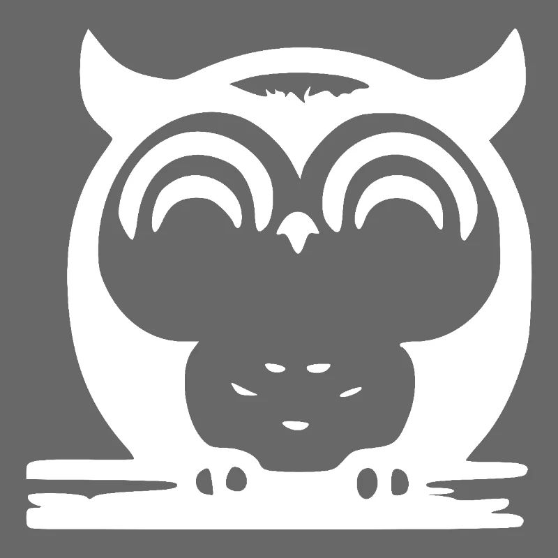 Cute Sleeping Owl