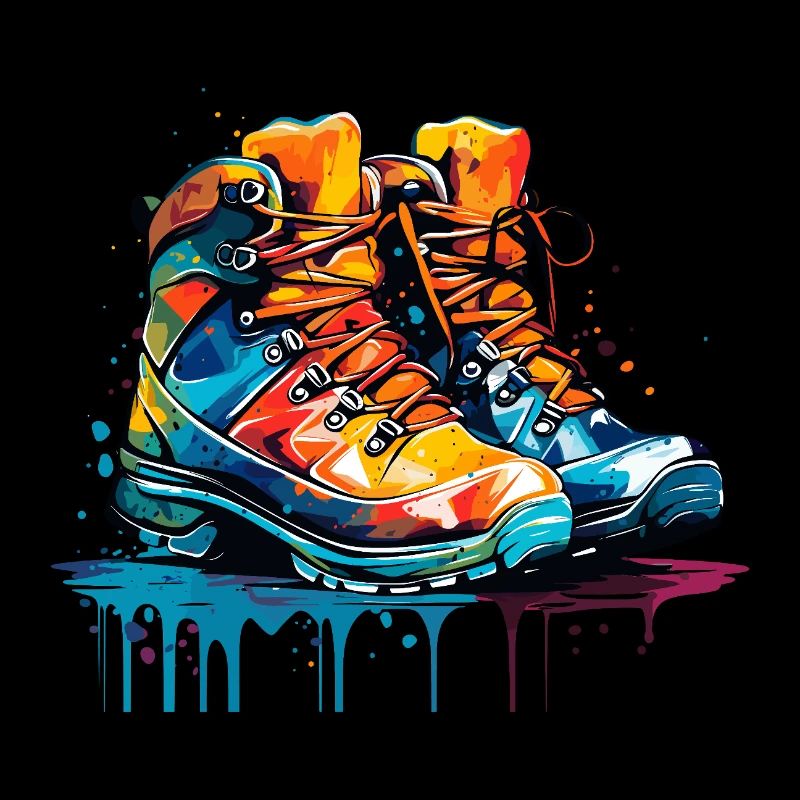 Chaussures colorées