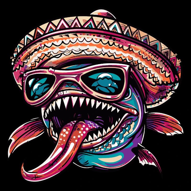 Piranha Fish Sombrero