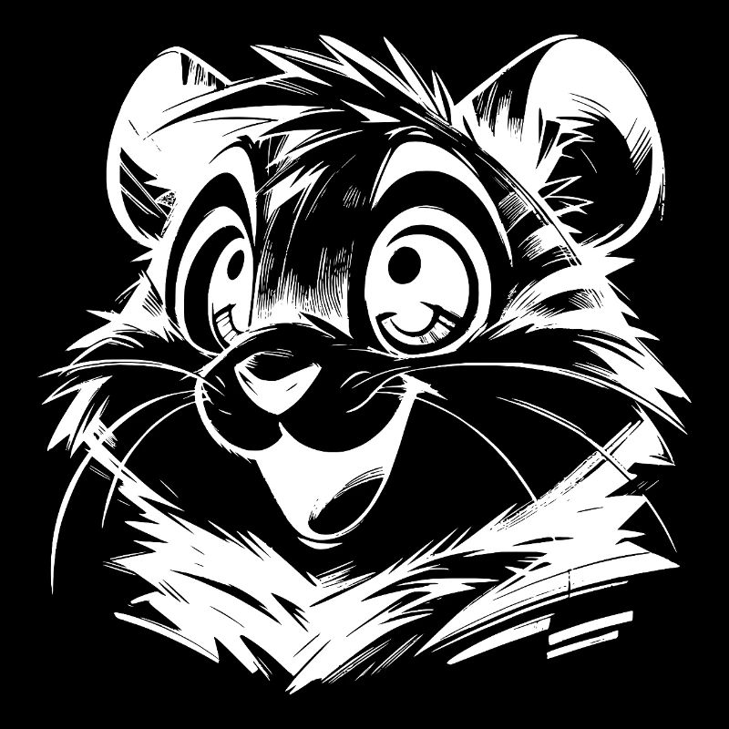 hamster rieur charmant hamster illustration