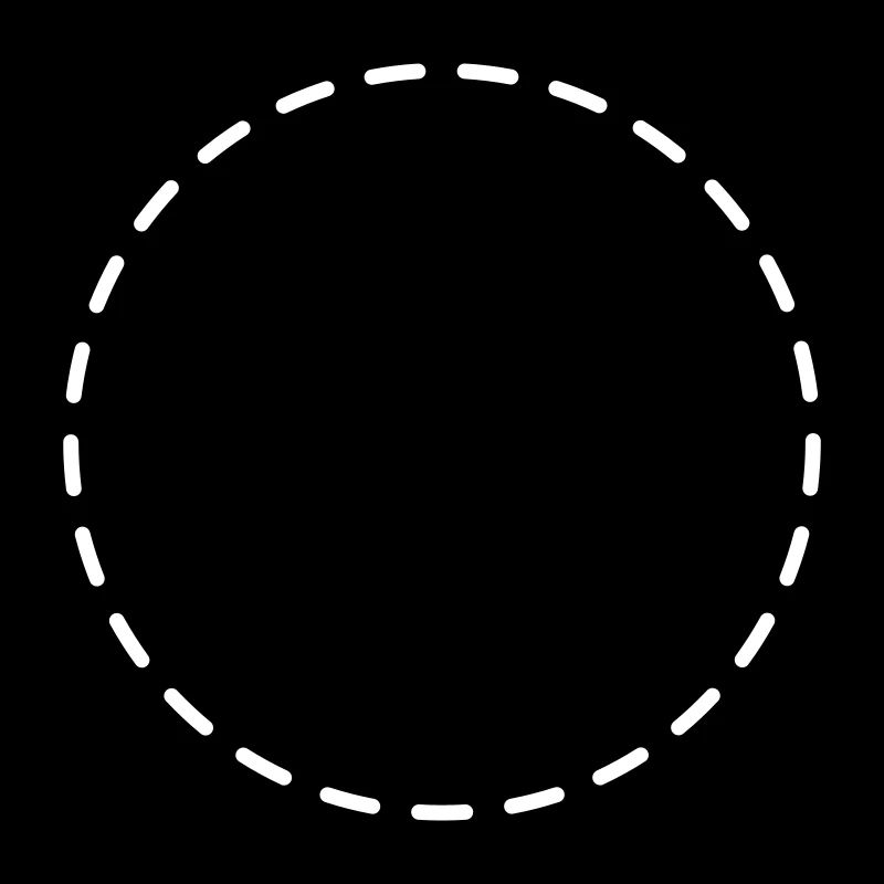 Kreis Kontur Leer