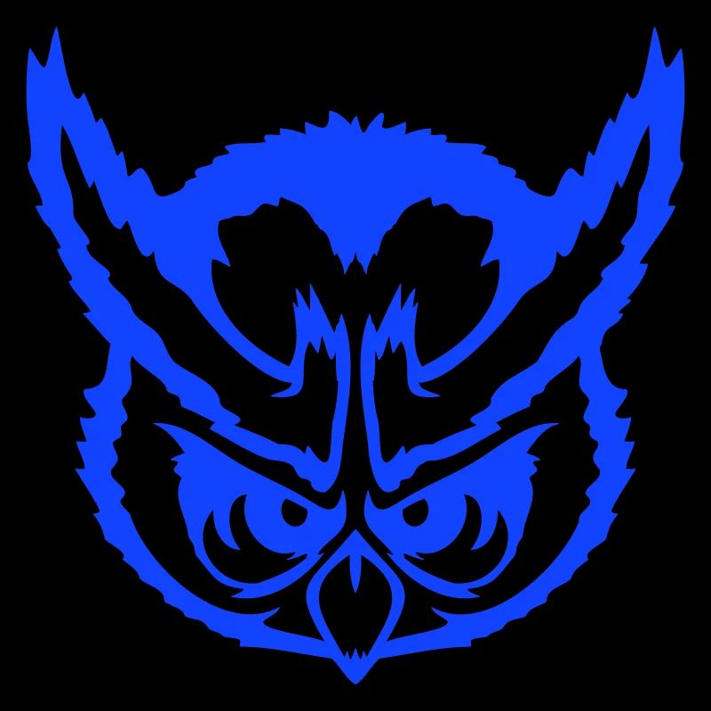 owl peeps evil cool face head comic