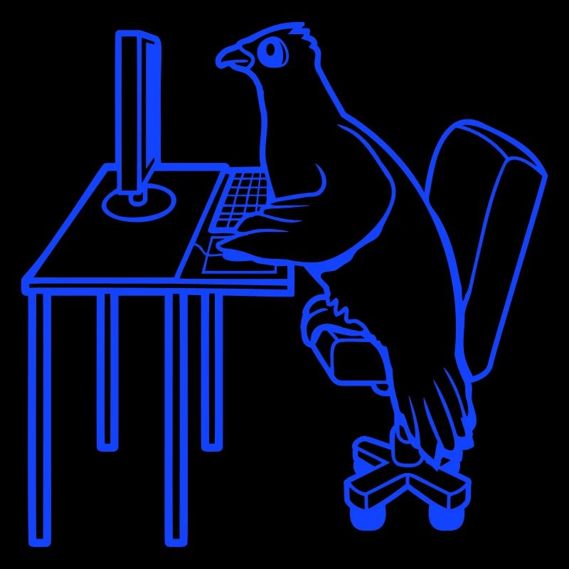 Pigeon Works Office Computer Keyboard Mouse Gamer