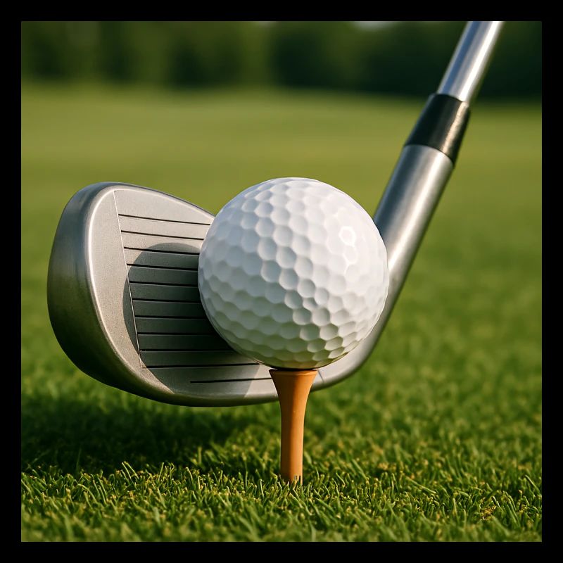 Sport - Golf, Schläger und Ball