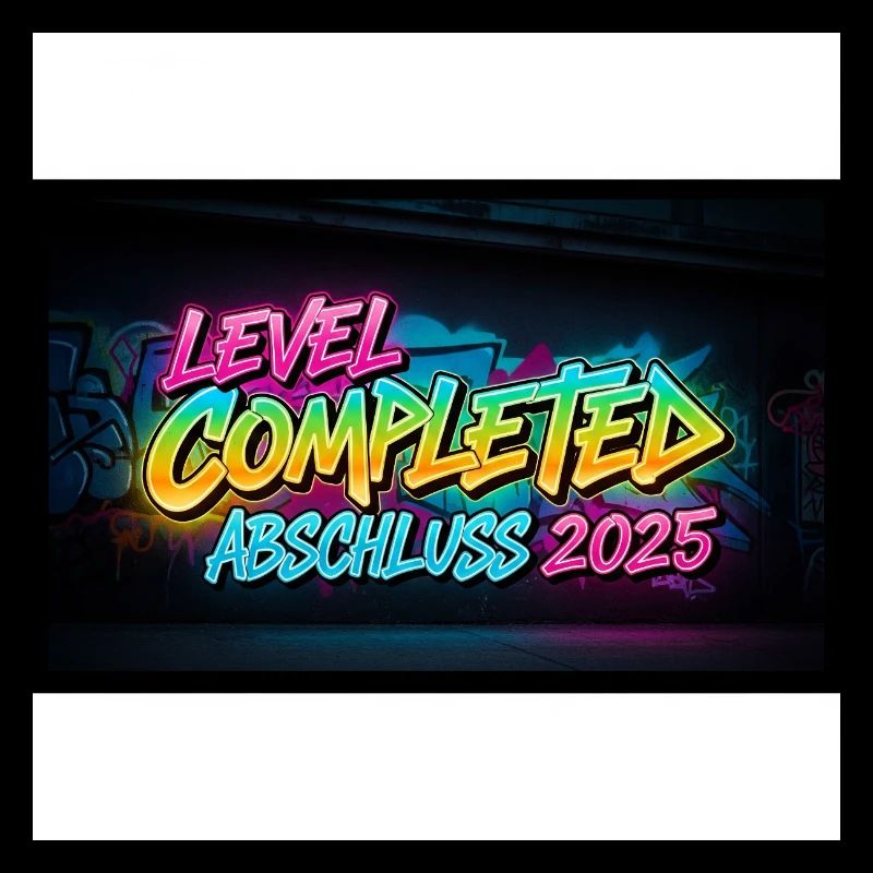 Stylisches Abschluss 2025 Design – Perfekt