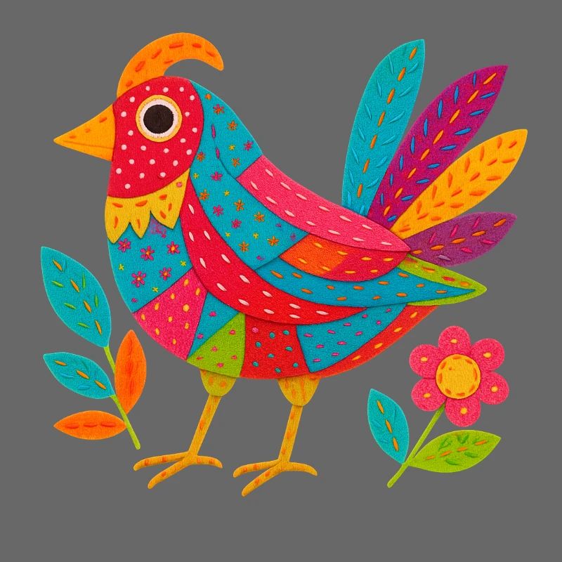 Patchwing – Der Stofffeder-Vogel