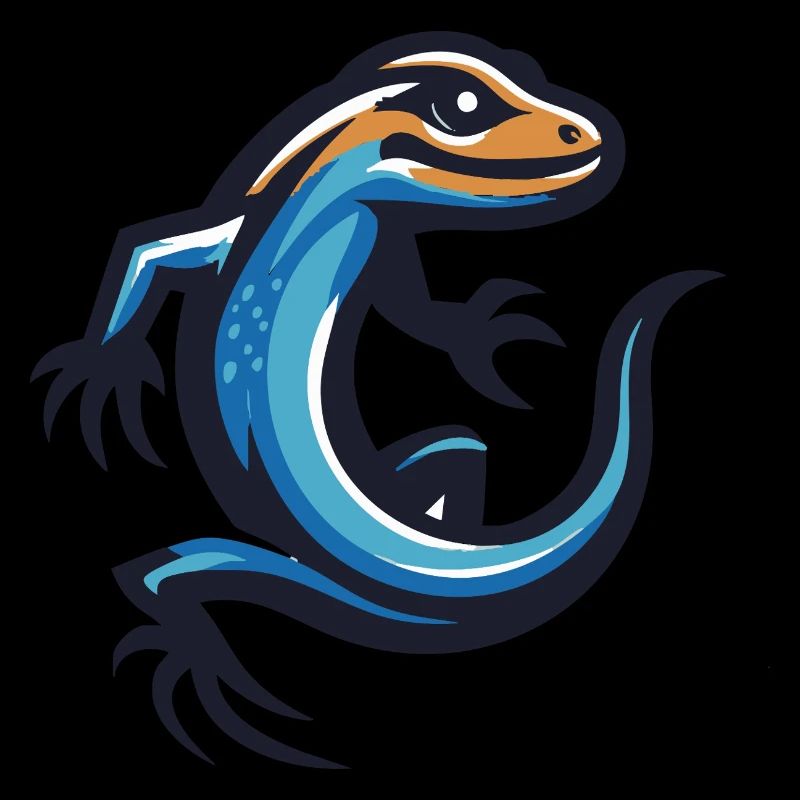 Lézard avec une griffe
