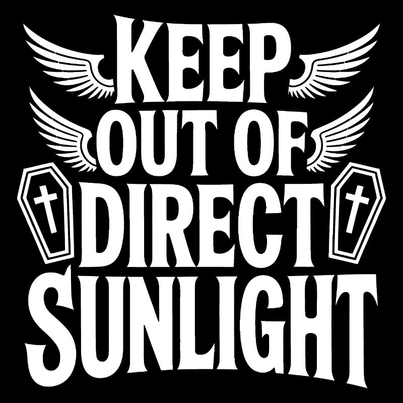 Tenir à l’abri de la lumière directe du soleil ! Vampire Goth Emo