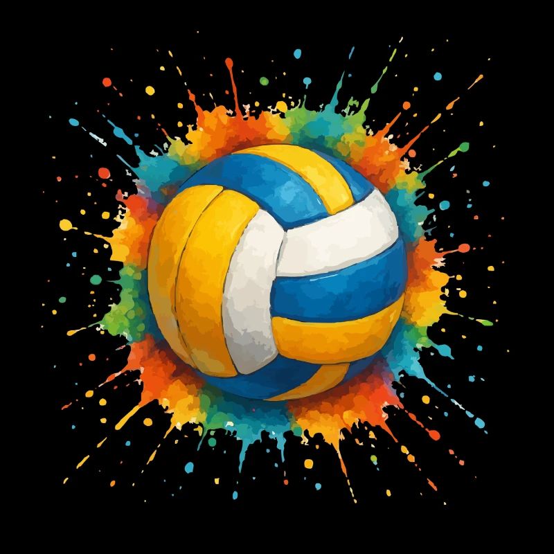 Blobs de handball de volley-ball