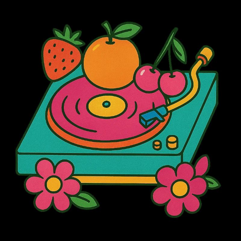 Fruity Sounds – Retro Plattenspieler