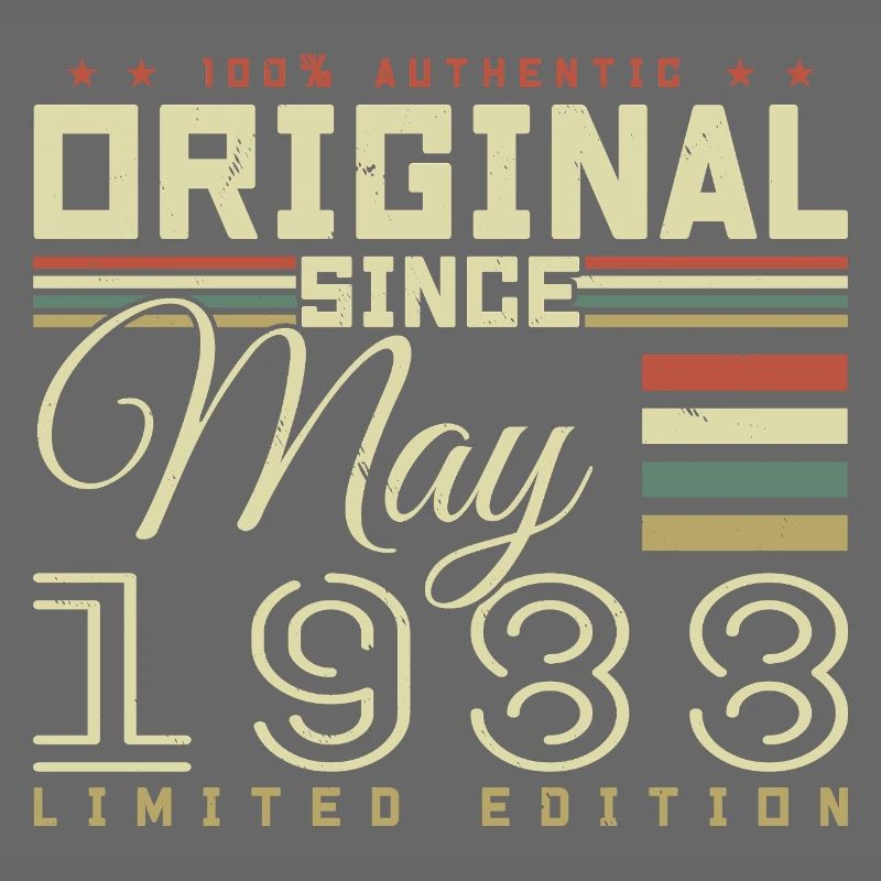 Cadeau Anniversaire Mai 1988, Gift May 1988