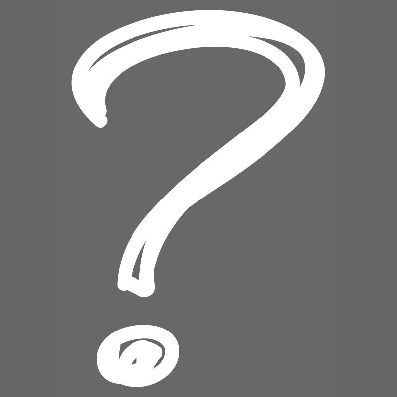 A question mark