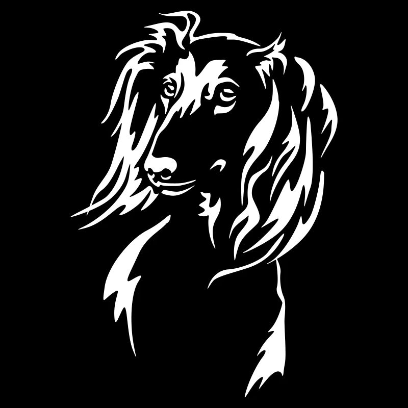 Saluki Kopf "Black Edition"