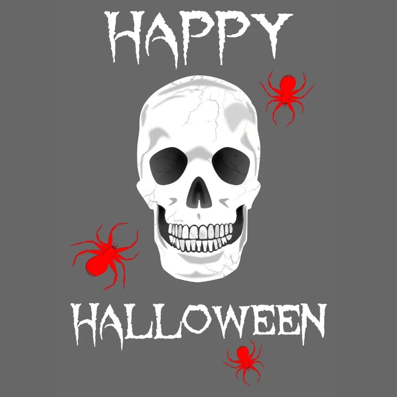 Araignées crânes d’HALLOWEEN