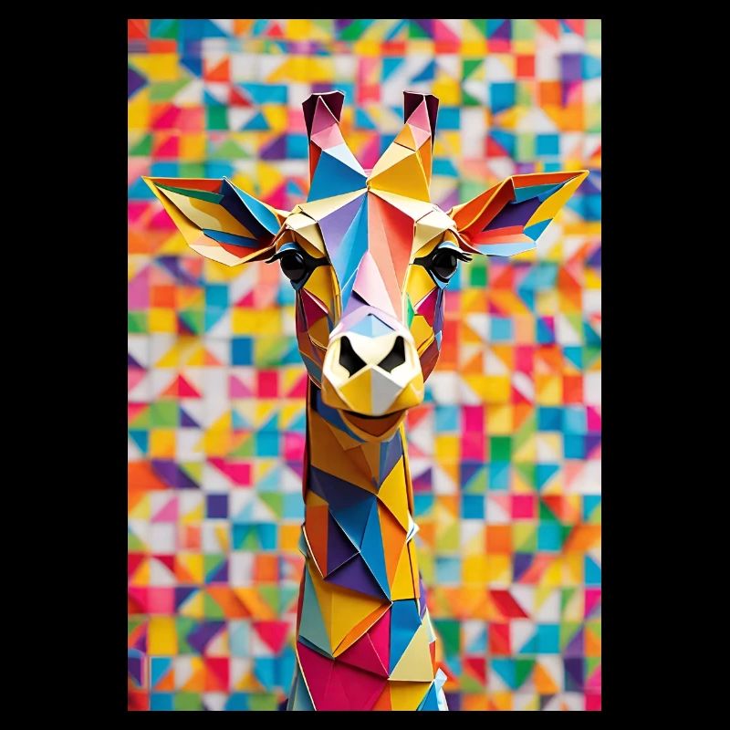Rainbow Giraffe
