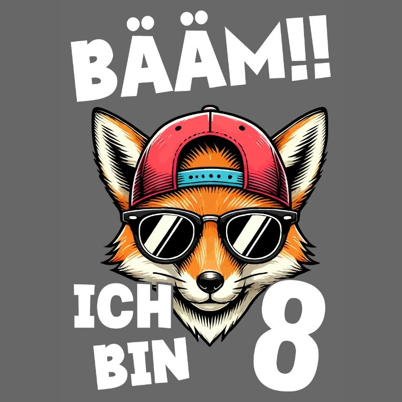 BÄÄM Ich Bin 8 Geburtstag Fuchs Geburtstagsdeko
