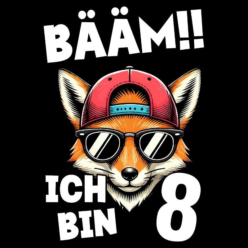 BÄÄM Ich Bin 8 Geburtstag Fuchs Geburtstagsdeko