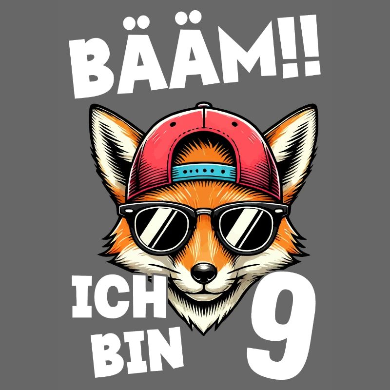BÄÄM Ich Bin 9 Geburtstag Fuchs Geburtstagsdeko