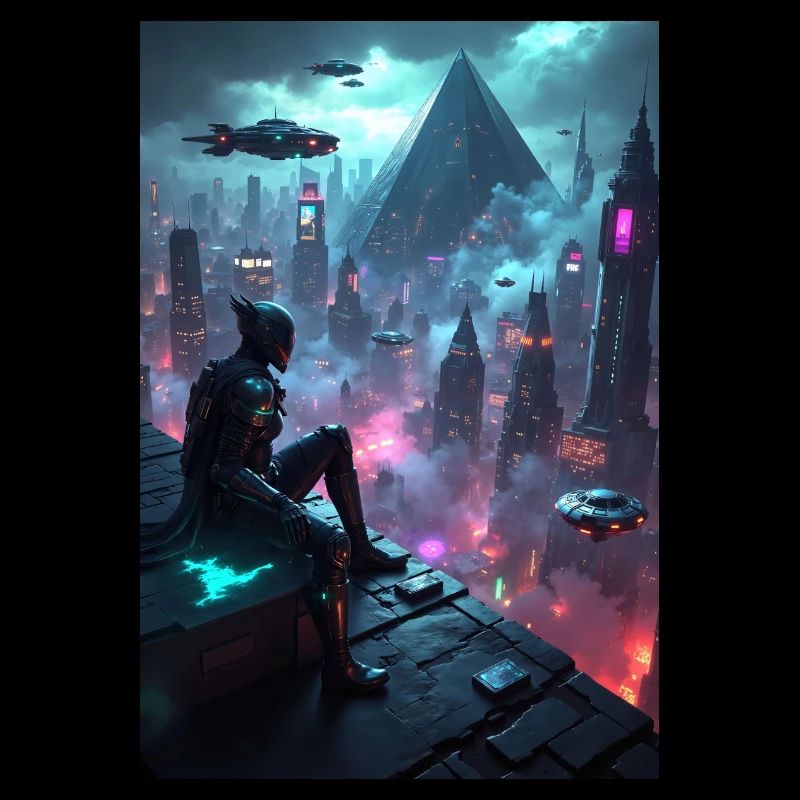 Graphismes cyberpunk.