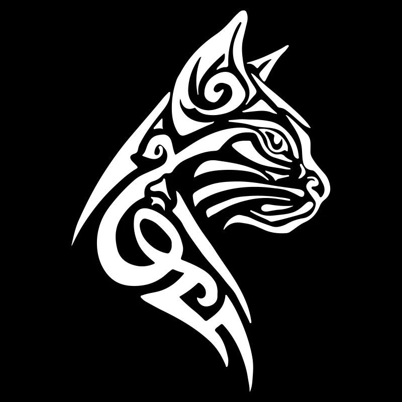Chat Tribal Tattoo