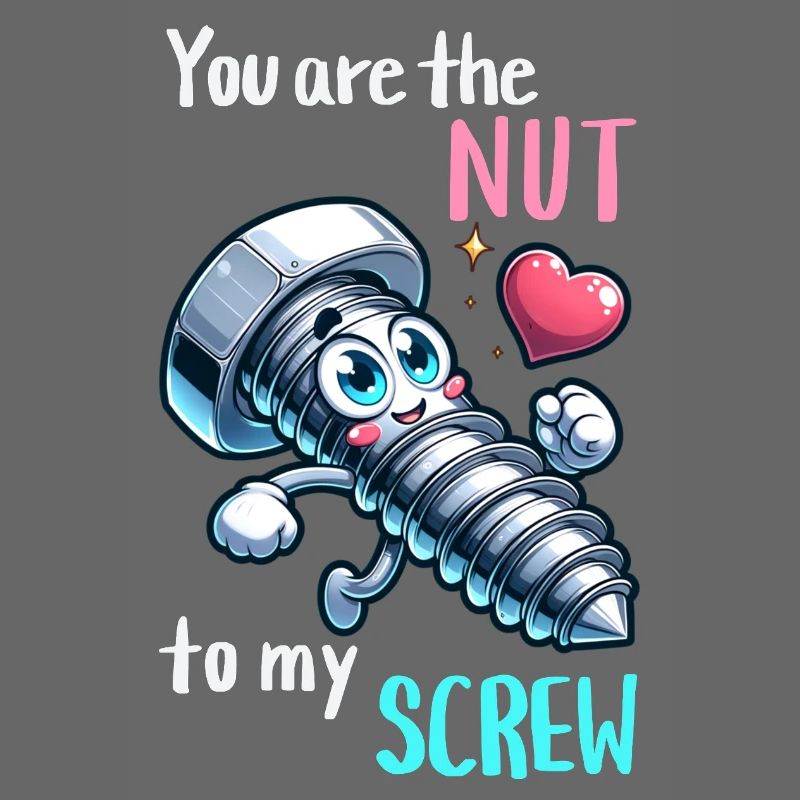 Drôle de conception de paire de sillet à visser