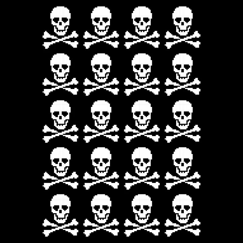 Skull & Crossbones Wiederholungsmuster