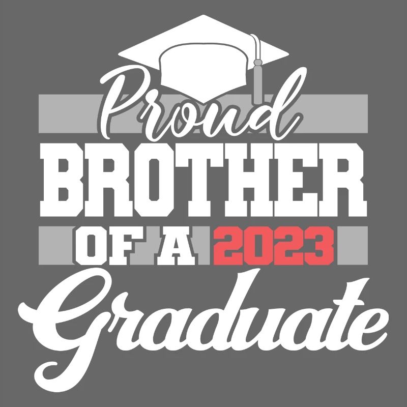 Stolzer Bruder eines Abschlussgeschenks 2023