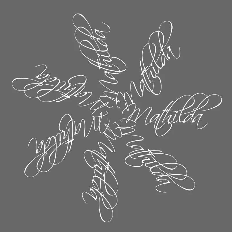 Mathilda Name Mandala
