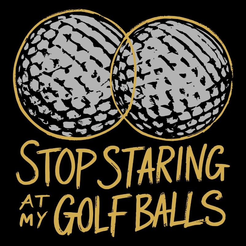 Arrêtez de regarder mes balles de golf !